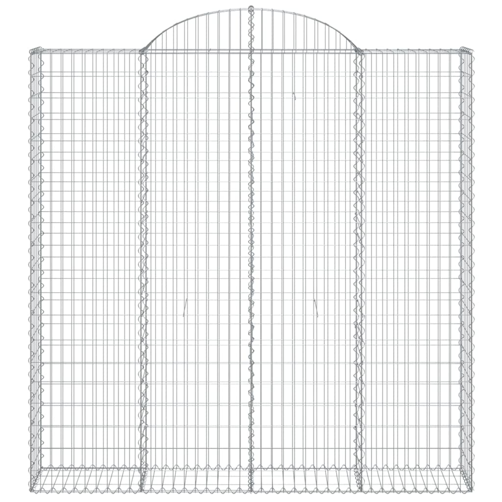 Lučne gabionske košare 4 kom 200x30x200/220cm pocinčano željezo