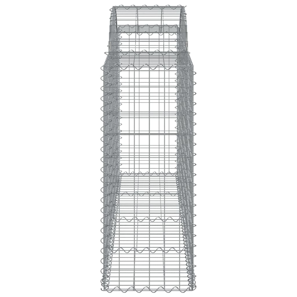 Lučne gabionske košare 13kom 200x50x100/120cm pocinčano željezo
