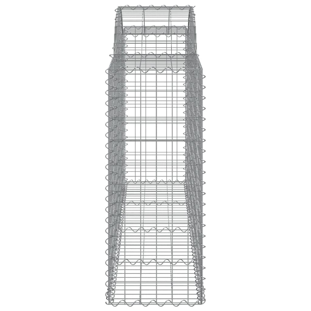 Lučne gabionske košare 15kom 200x50x100/120cm pocinčano željezo