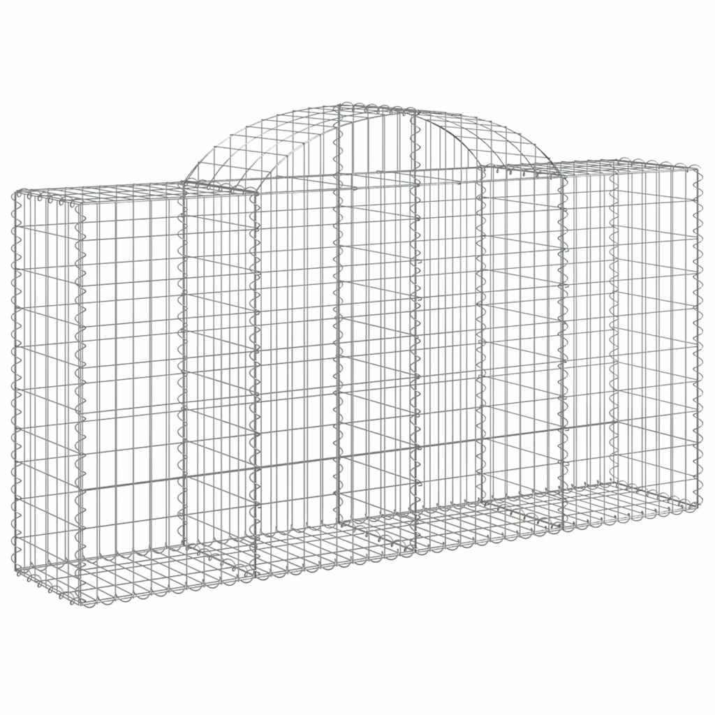 Lučne gabionske košare 40kom 200x50x100/120cm pocinčano željezo