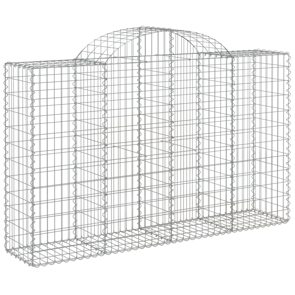 Lučne gabionske košare 11kom 200x50x120/140cm pocinčano željezo