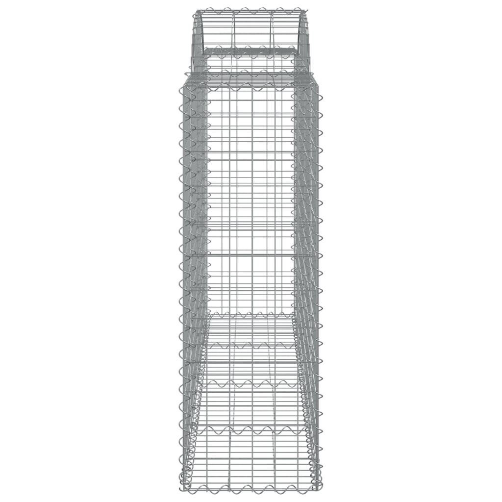 Lučne gabionske košare 12kom 200x50x120/140cm pocinčano željezo