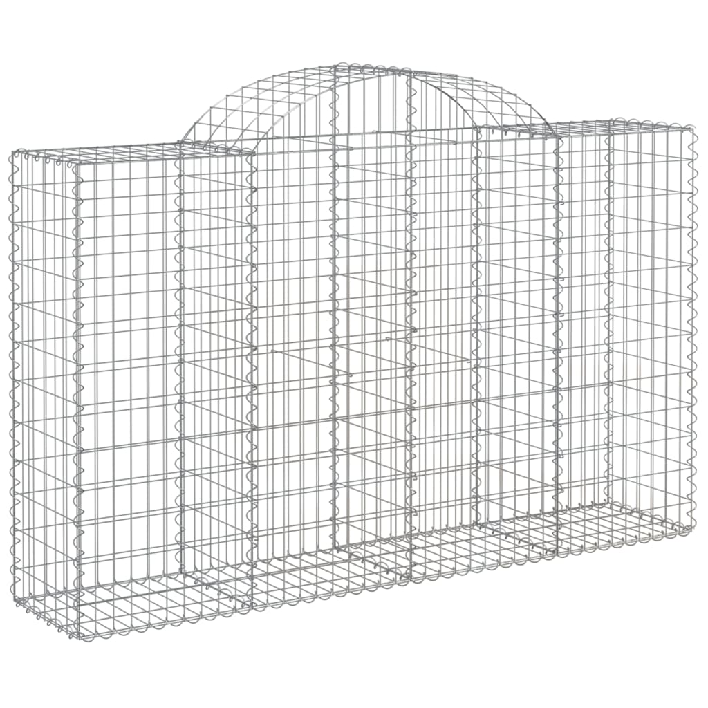 Lučne gabionske košare 40kom 200x50x120/140cm pocinčano željezo