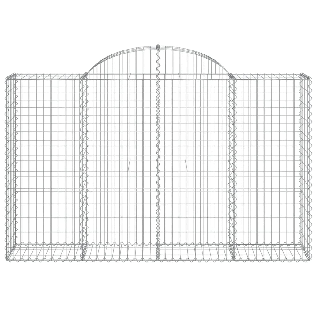 Lučne gabionske košare 40kom 200x50x120/140cm pocinčano željezo