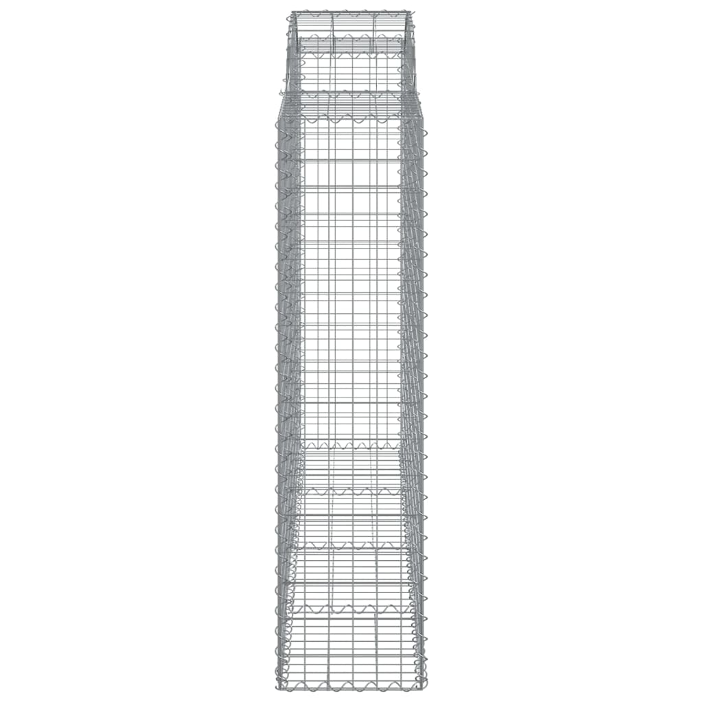 Lučne gabionske košare 12kom 200x50x160/180cm pocinčano željezo