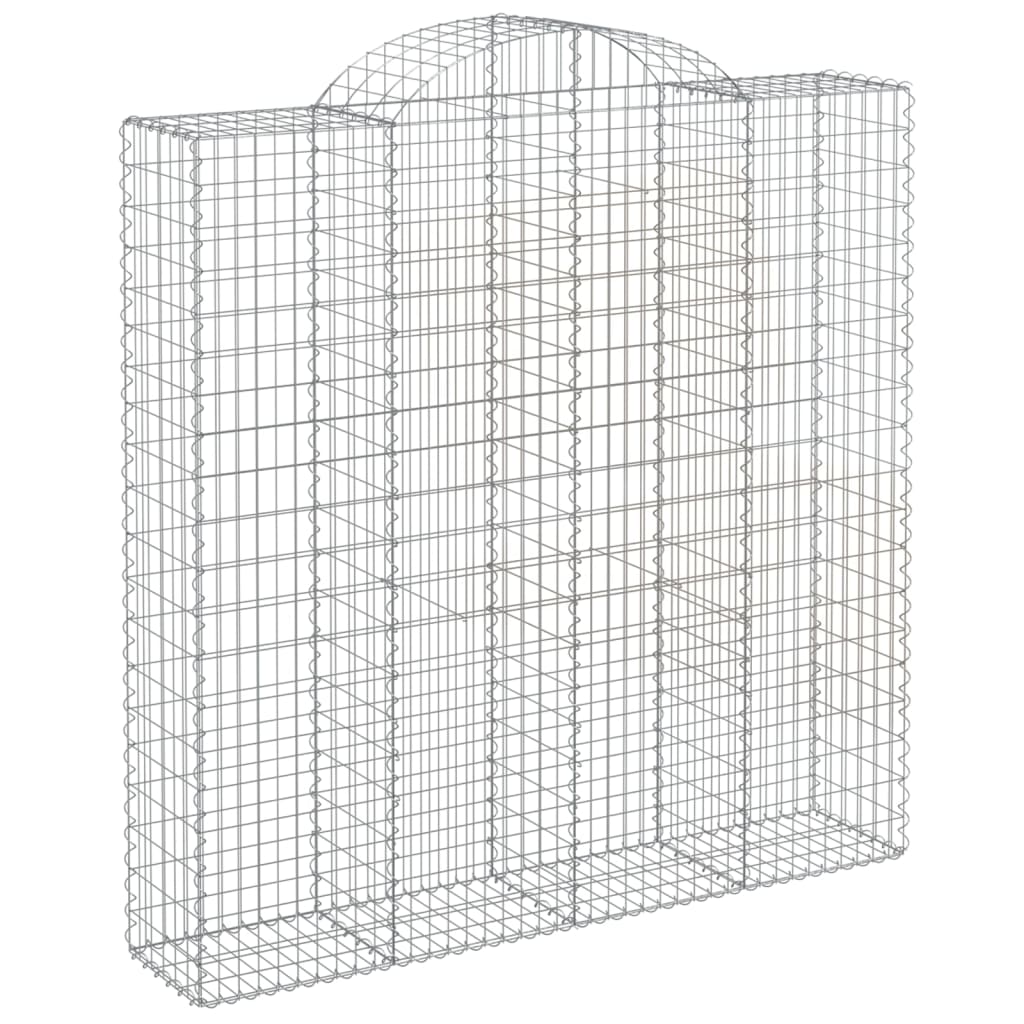Lučne gabionske košare 6 kom 200x50x200/220cm pocinčano željezo