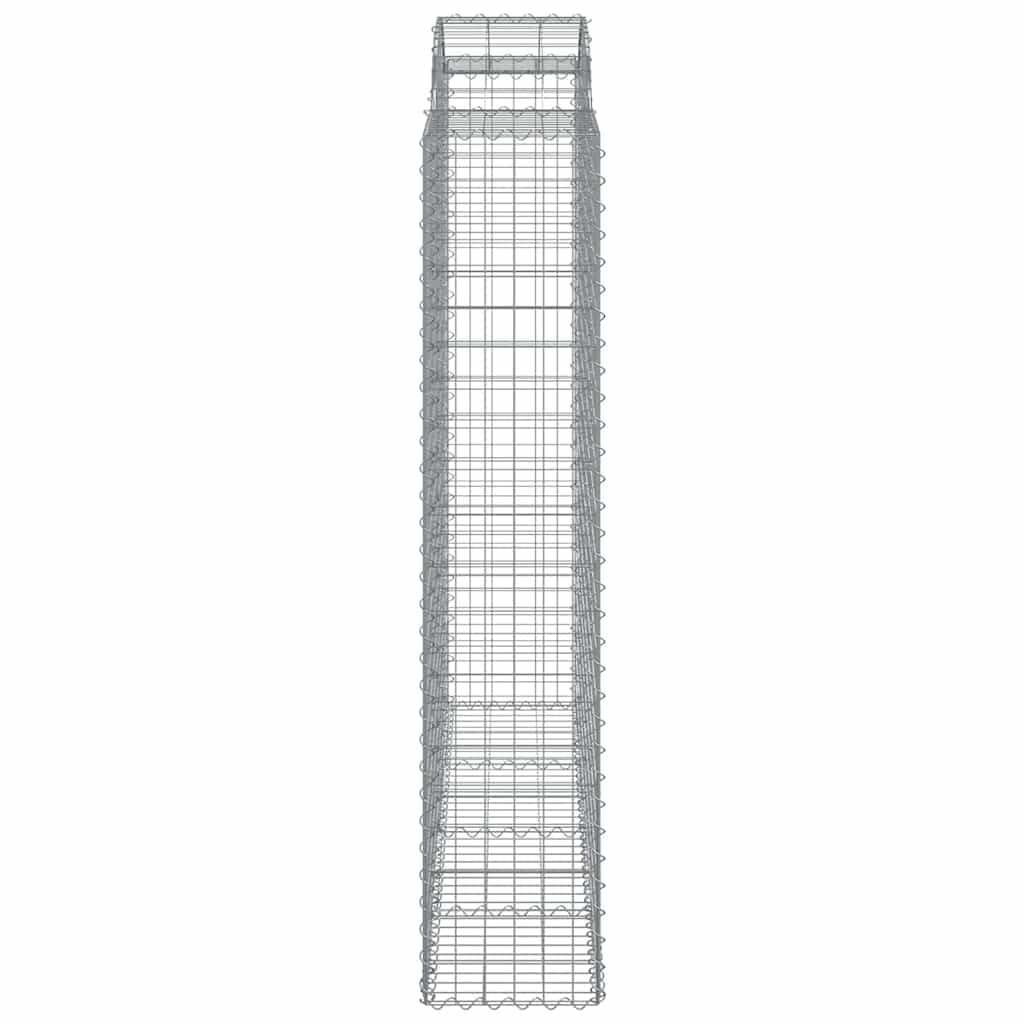 Lučne gabionske košare 7 kom 200x50x200/220cm pocinčano željezo