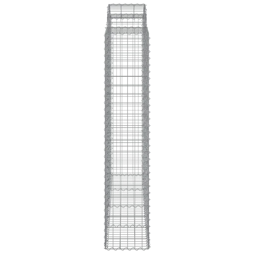 Lučne gabionske košare 11kom 200x50x200/220cm pocinčano željezo