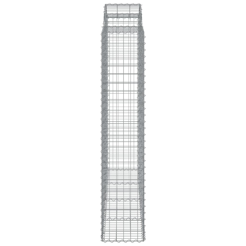 Lučne gabionske košare 12kom 200x50x200/220cm pocinčano željezo