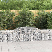 Lučne gabionske košare 3 kom 300x30x60/80 cm pocinčano željezo