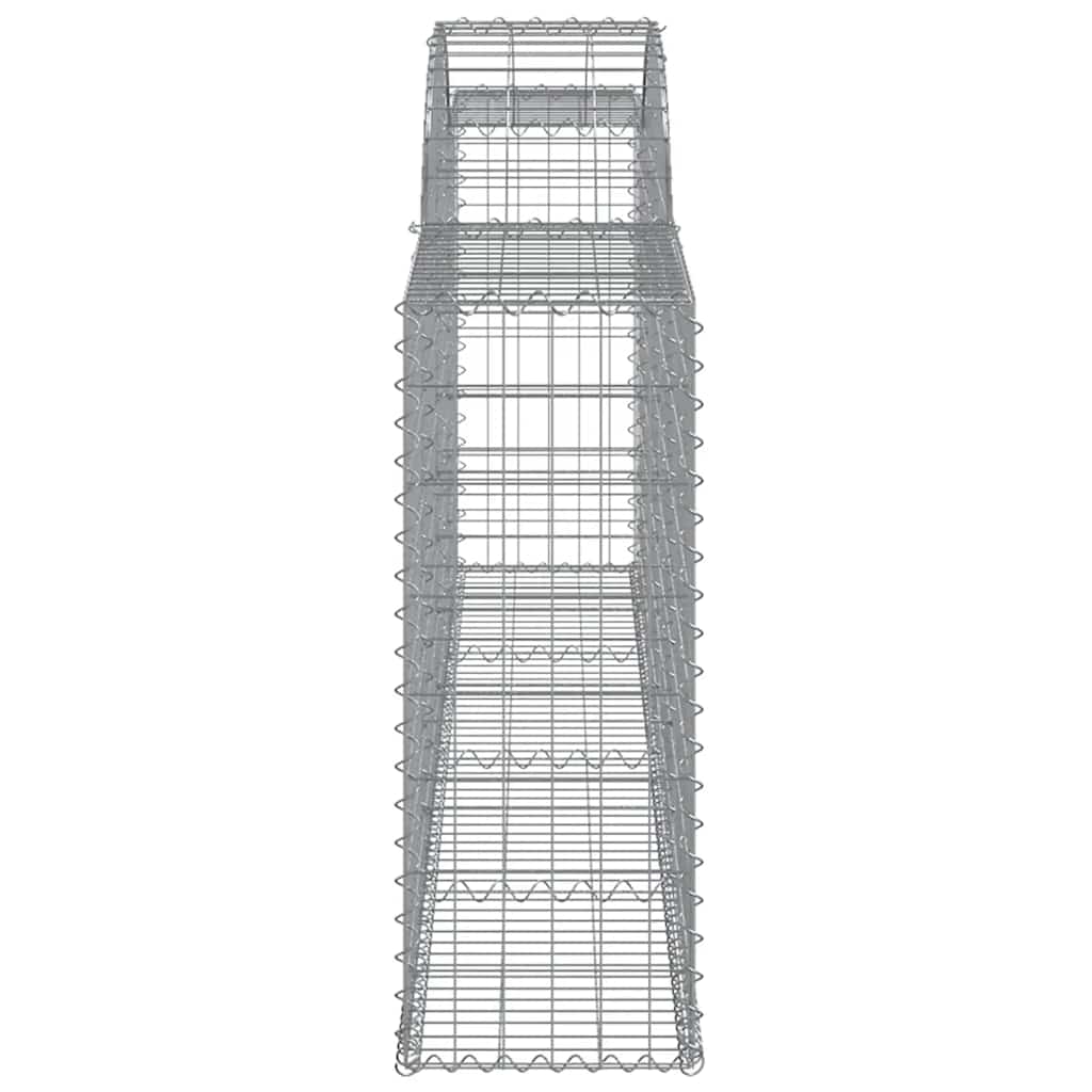 Lučne gabionske košare 12 kom 300x30x80/100cm pocinčano željezo