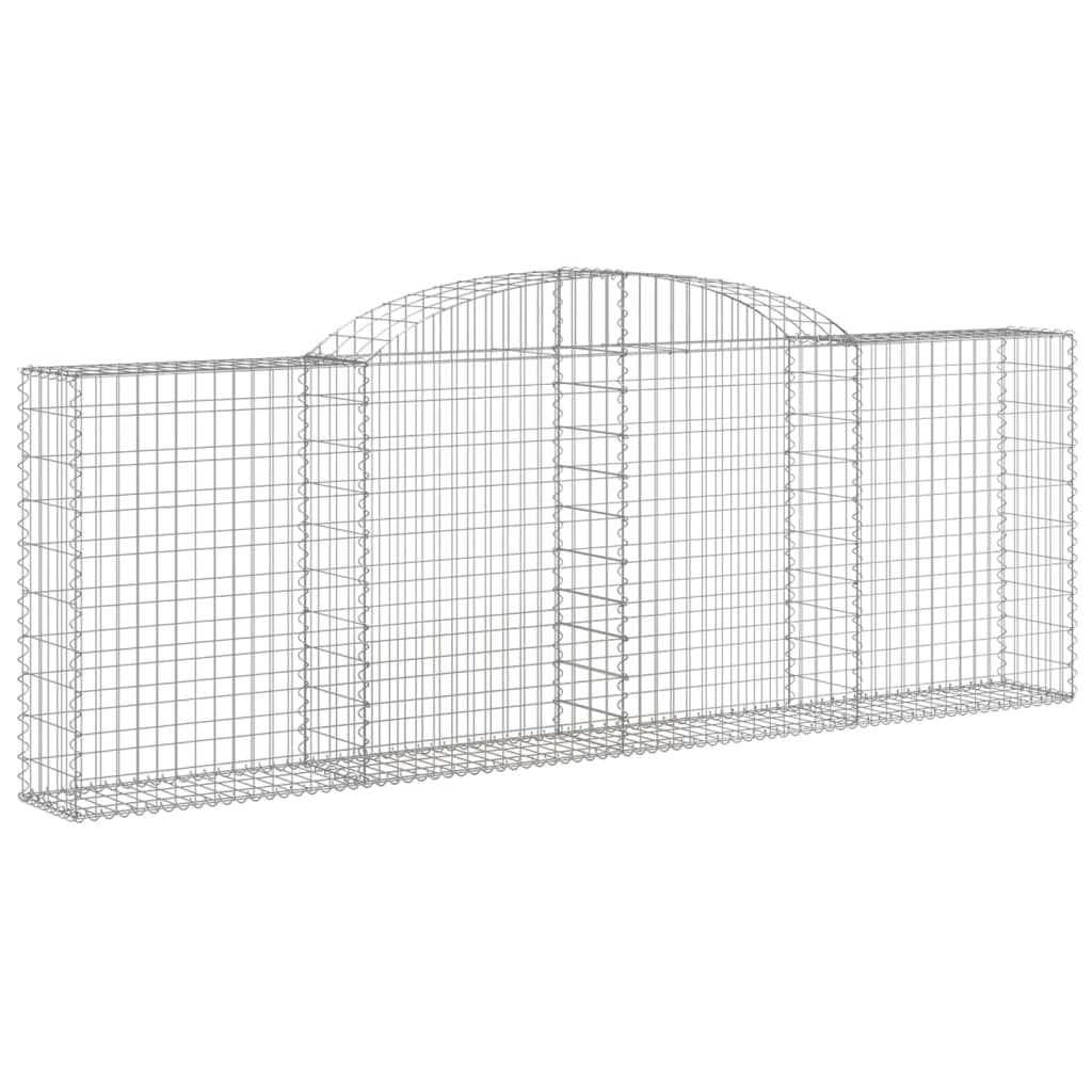 Lučne gabionske košare 2 kom 300x30x100/120cm pocinčano željezo