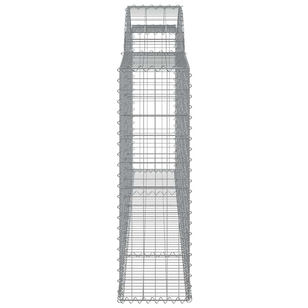 Lučne gabionske košare 8 kom 300x30x100/120cm pocinčano željezo