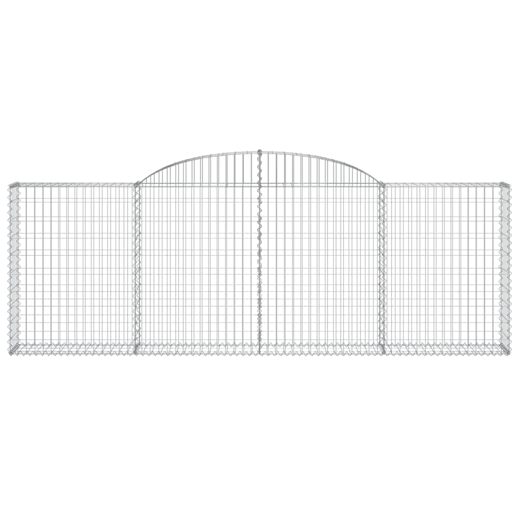 Lučne gabionske košare 13kom 300x30x100/120cm pocinčano željezo