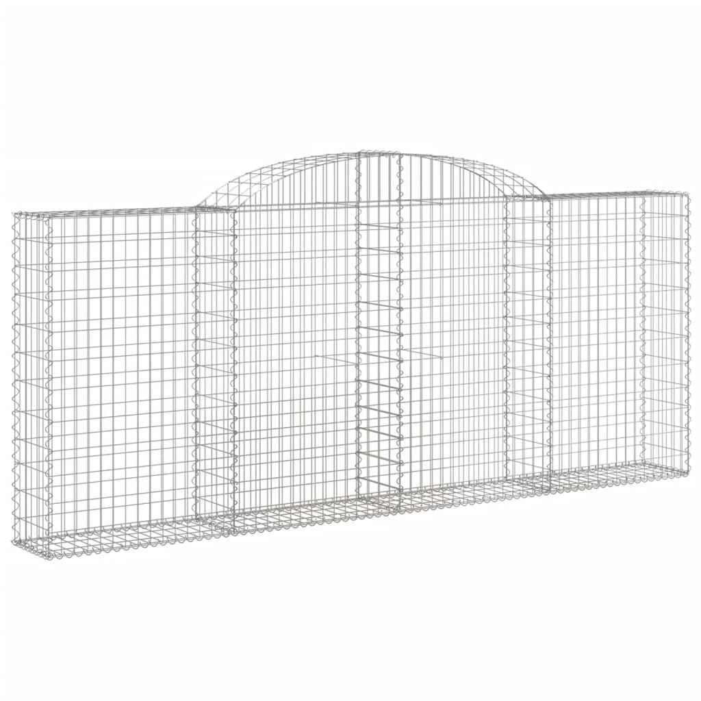 Lučne gabionske košare 5 kom 300x30x120/140cm pocinčano željezo