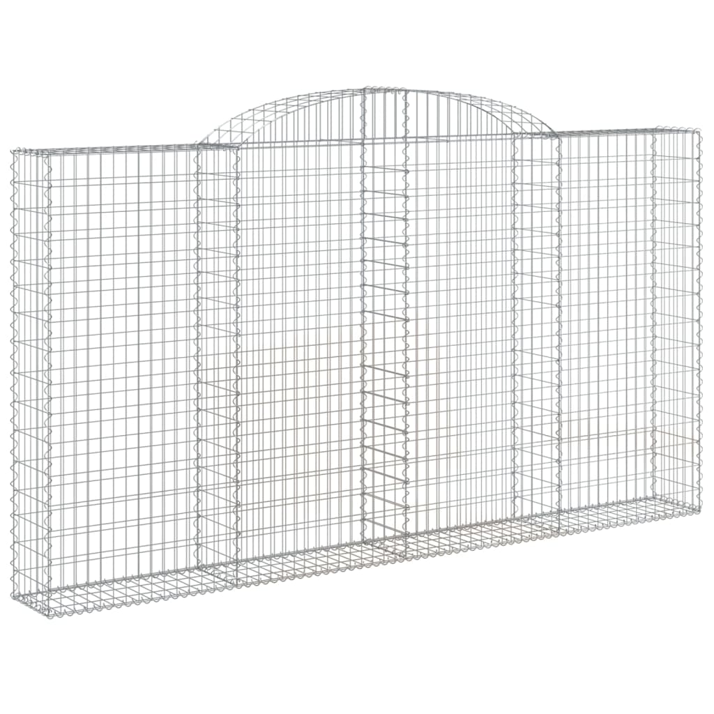 Lučne gabionske košare 3 kom 300x30x160/180cm pocinčano željezo