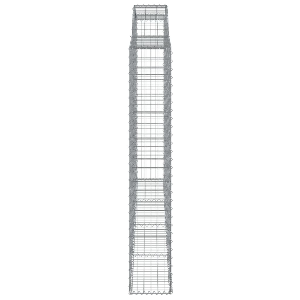 Lučne gabionske košare 2 kom 300x30x180/200cm pocinčano željezo