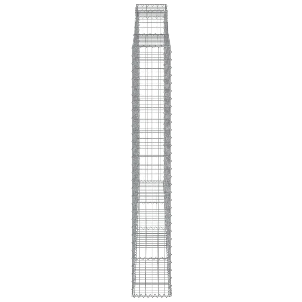 Lučne gabionske košare 4 kom 300x30x200/220cm pocinčano željezo