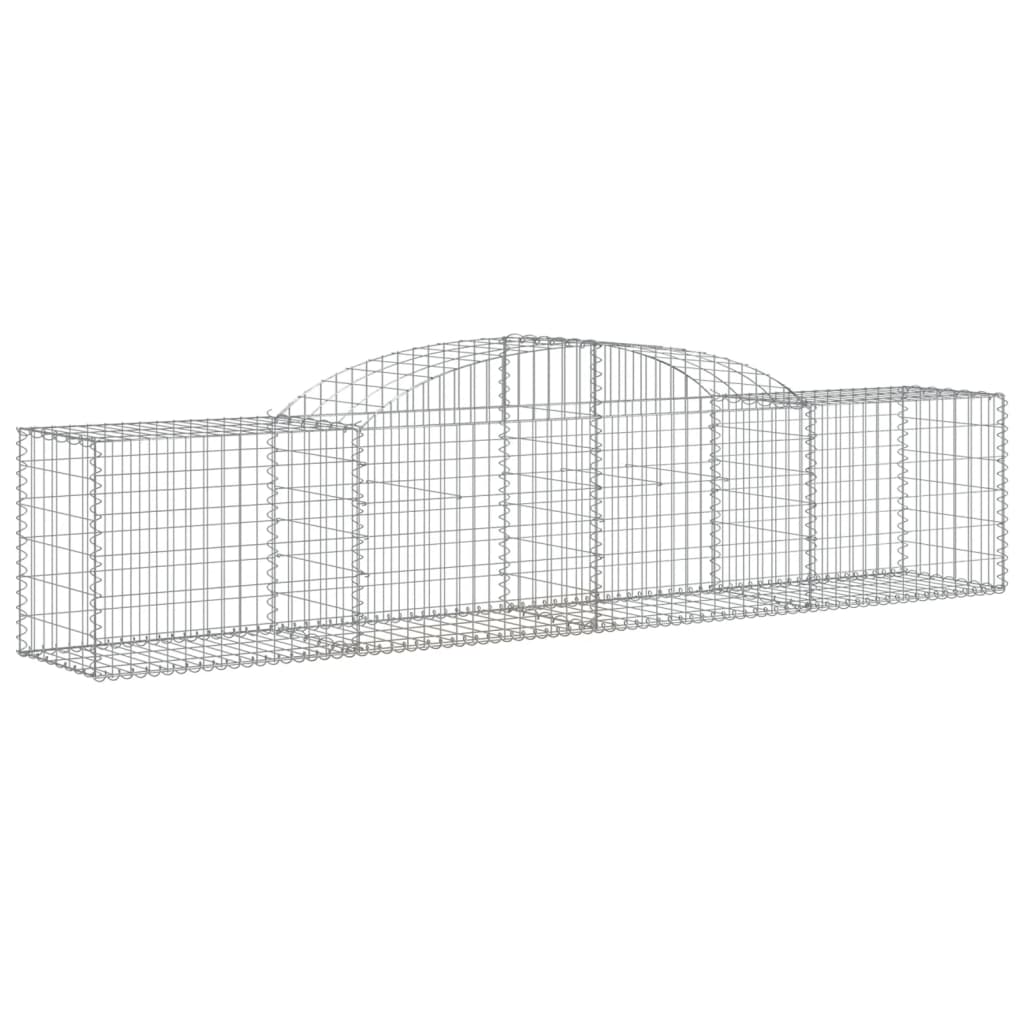 Lučne gabionske košare 10 kom 300x50x60/80 cm pocinčano željezo