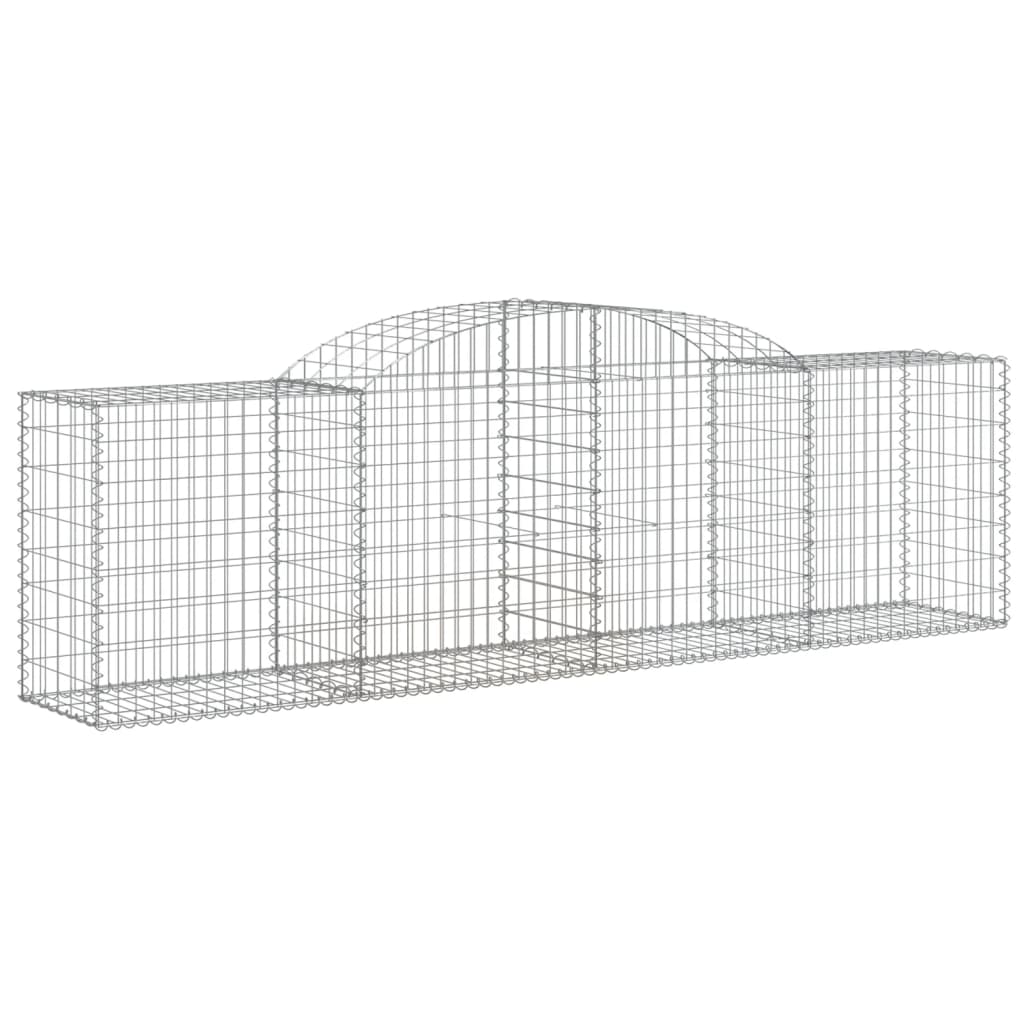 Lučne gabionske košare 20 kom 300x50x80/100cm pocinčano željezo