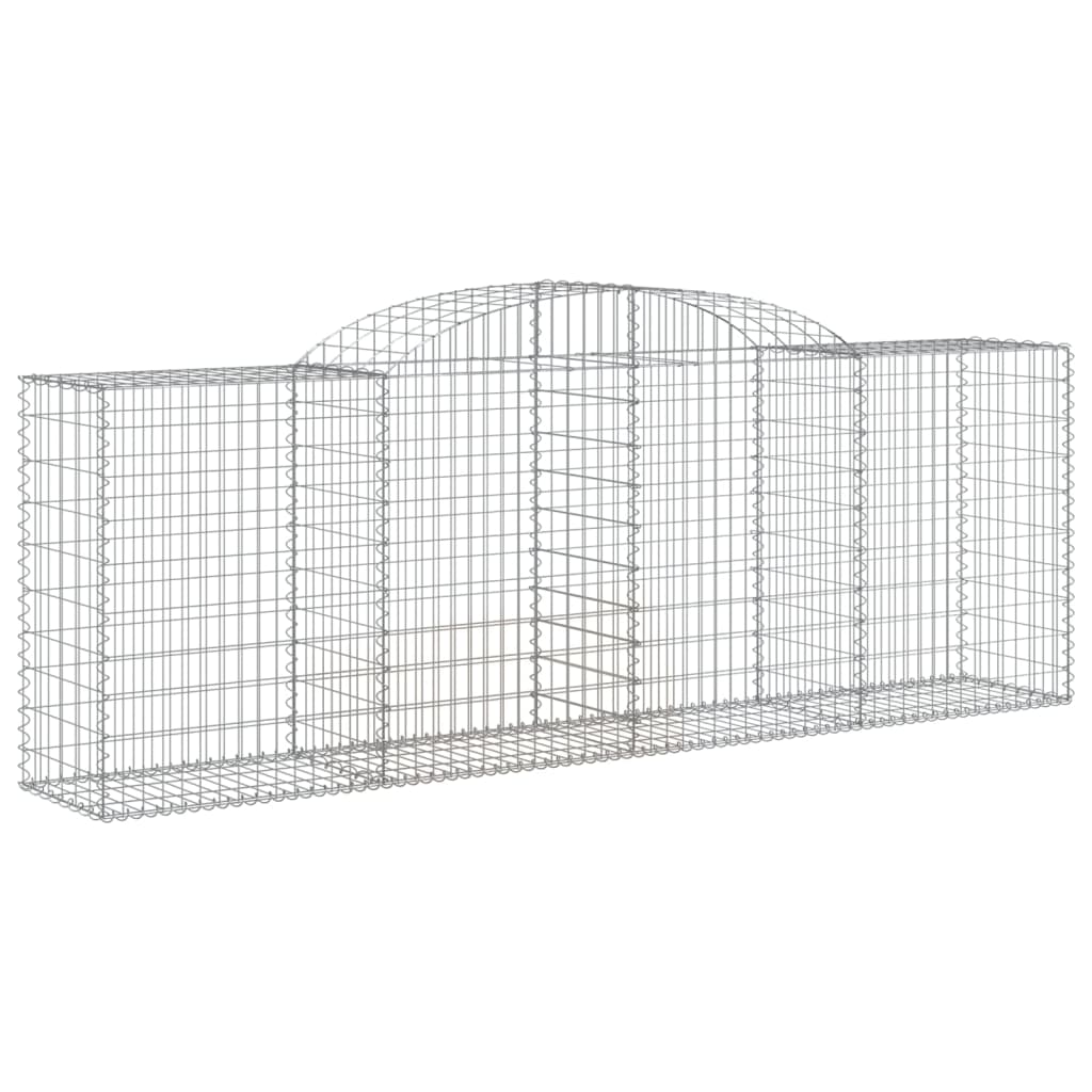 Lučne gabionske košare 5 kom 300x50x100/120cm pocinčano željezo