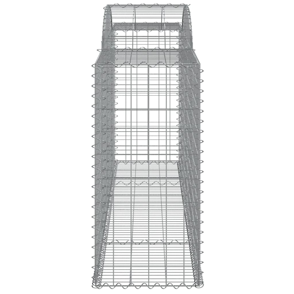 Lučne gabionske košare 9 kom 300x50x100/120cm pocinčano željezo