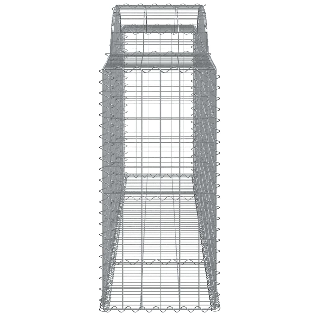 Lučne gabionske košare 10kom 300x50x100/120cm pocinčano željezo