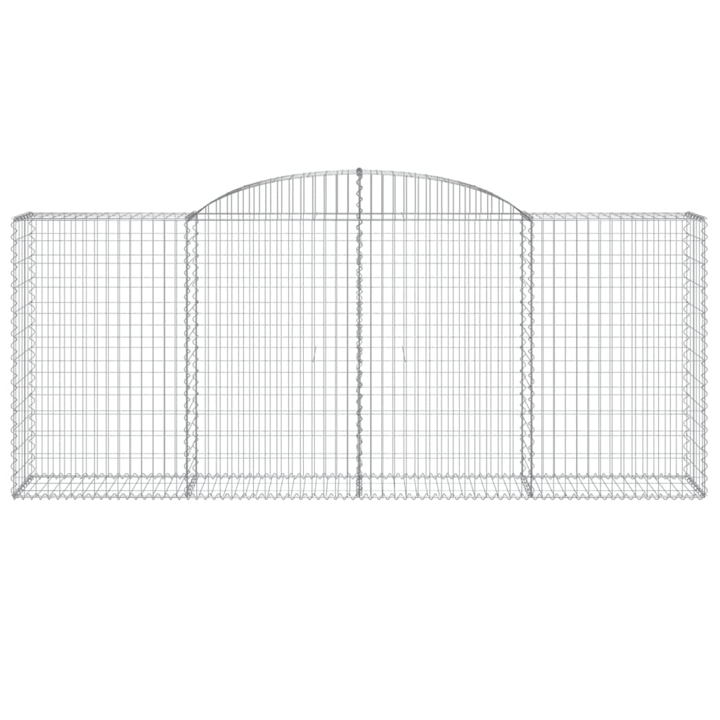 Lučne gabionske košare 10kom 300x50x120/140cm pocinčano željezo