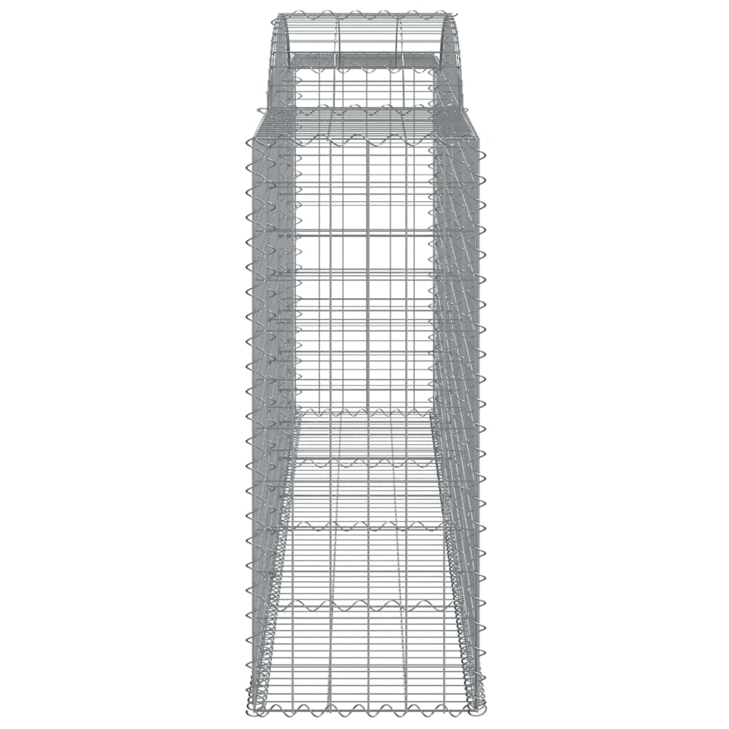 Lučne gabionske košare 17kom 300x50x120/140cm pocinčano željezo