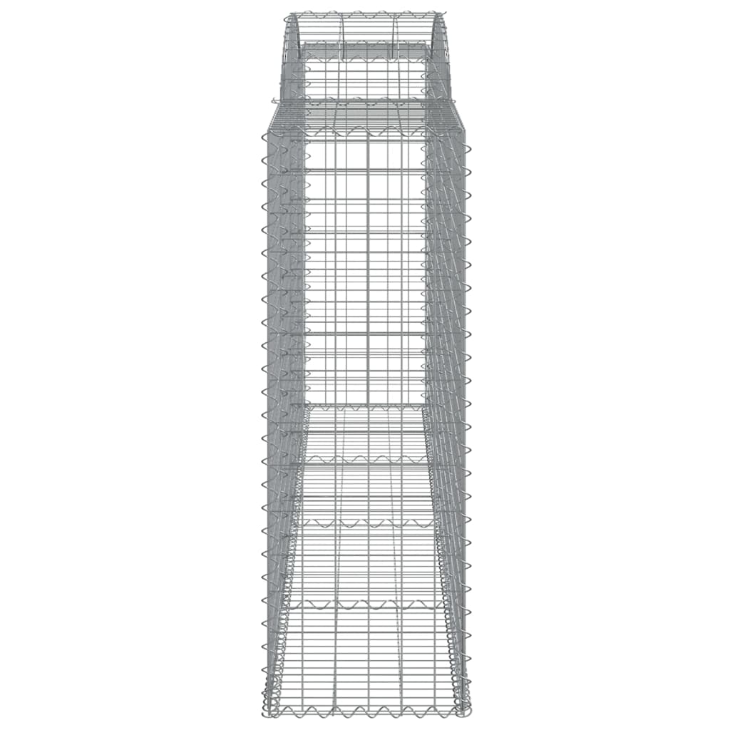 Lučne gabionske košare 3 kom 300x50x140/160cm pocinčano željezo