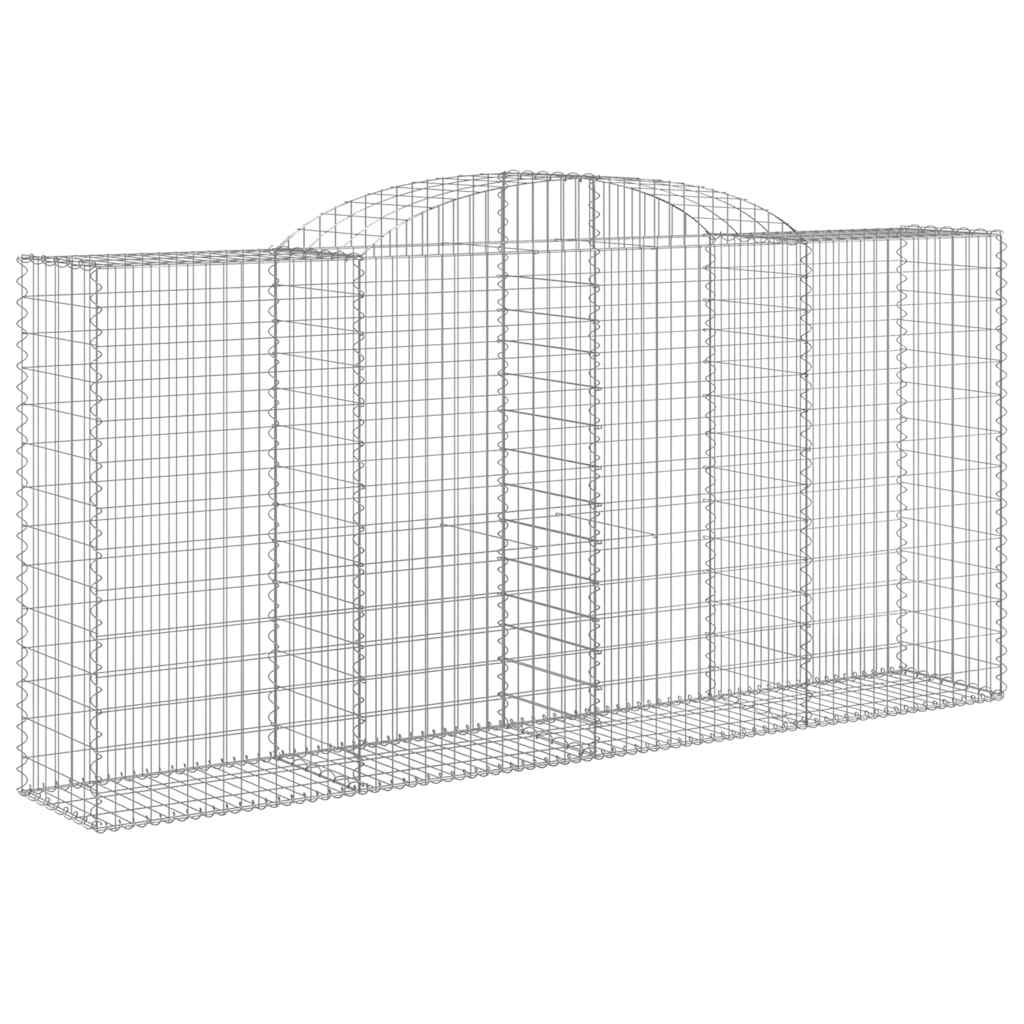 Lučne gabionske košare 13kom 300x50x140/160cm pocinčano željezo