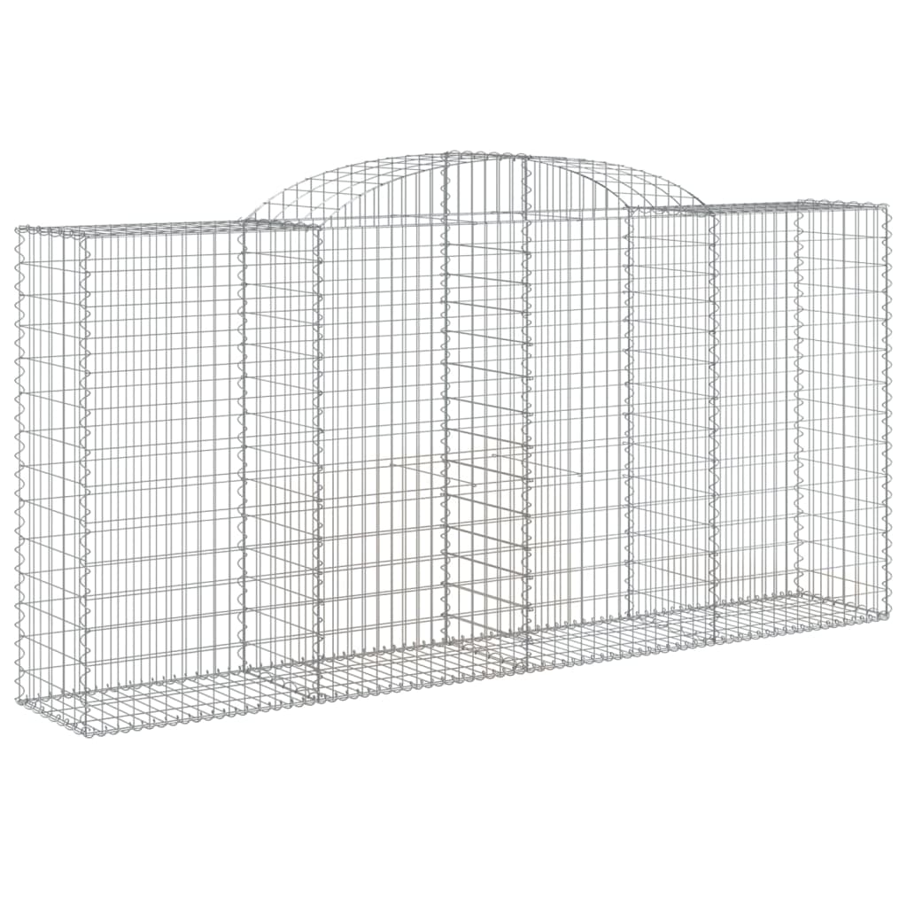 Lučne gabionske košare 25kom 300x50x140/160cm pocinčano željezo
