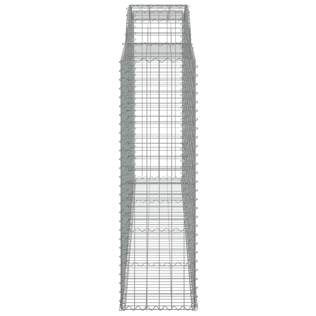 Lučne gabionske košare 8 kom 300x50x160/180cm pocinčano željezo