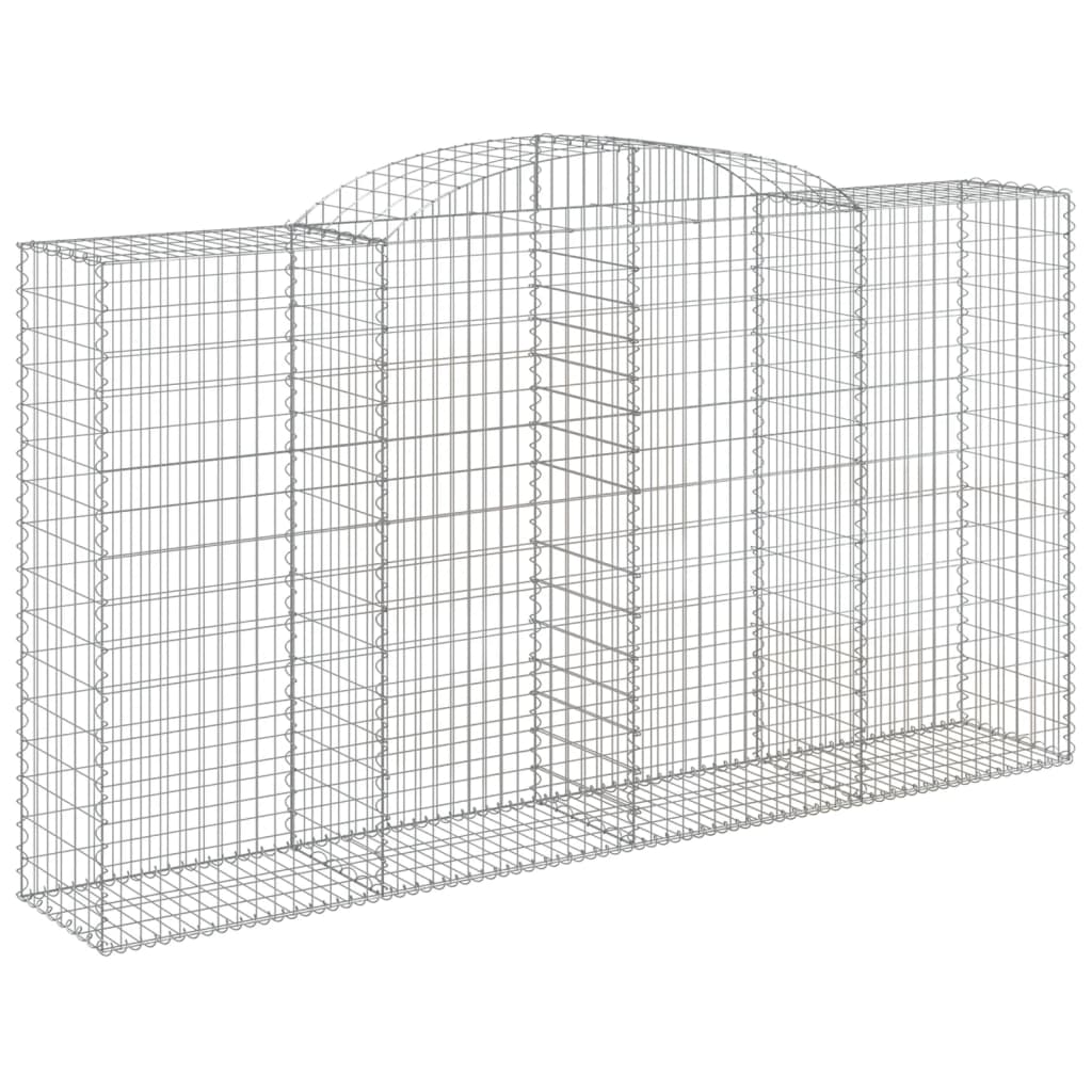 Lučne gabionske košare 12kom 300x50x160/180cm pocinčano željezo