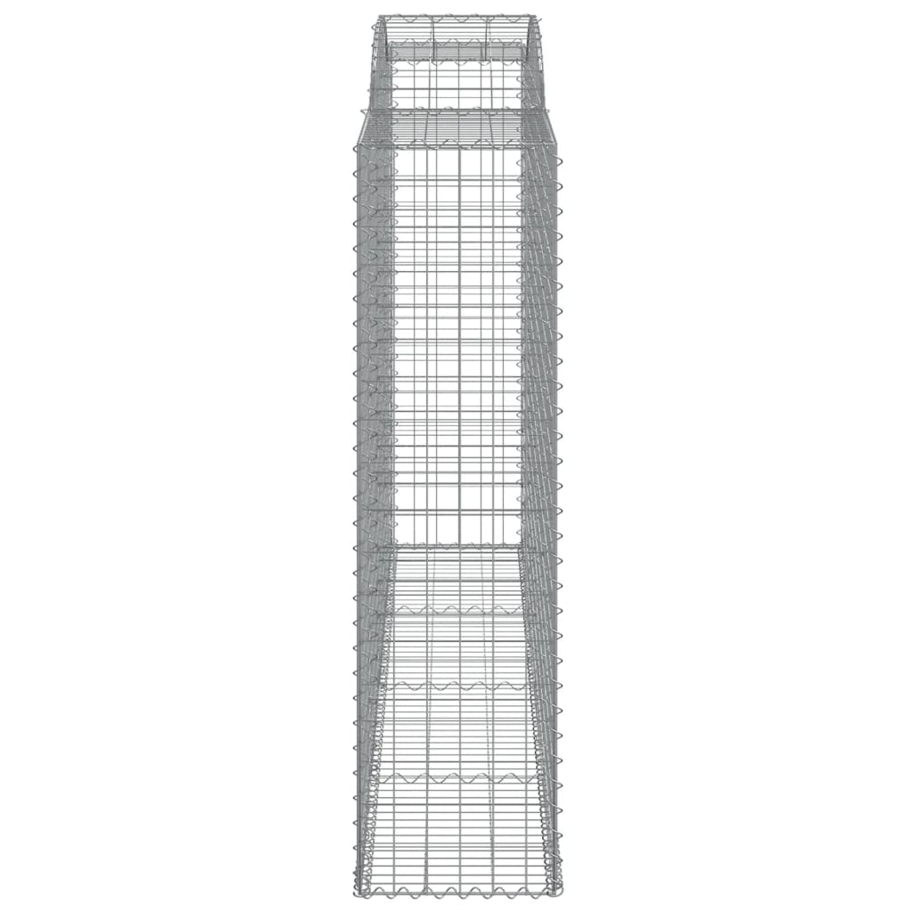 Lučne gabionske košare 2 kom 300x50x180/200cm pocinčano željezo