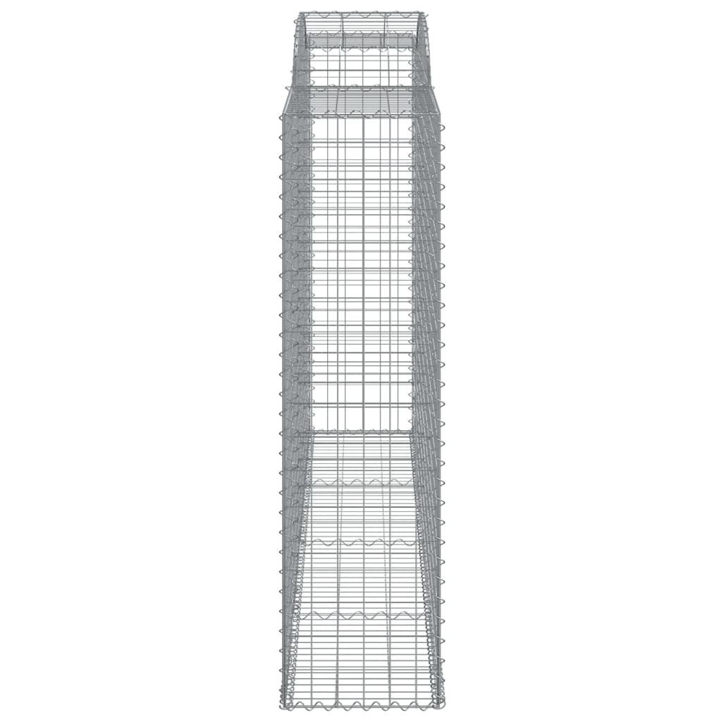 Lučne gabionske košare 10kom 300x50x180/200cm pocinčano željezo