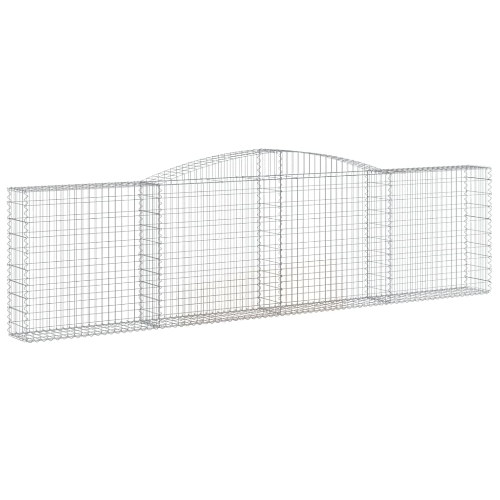 Lučne gabionske košare 5 kom 400x30x100/120cm pocinčano željezo