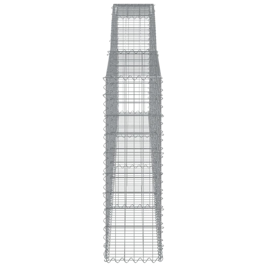 Lučne gabionske košare 20kom 400x30x100/120cm pocinčano željezo