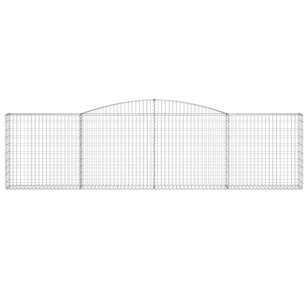 Lučne gabionske košare 25kom 400x30x100/120cm pocinčano željezo