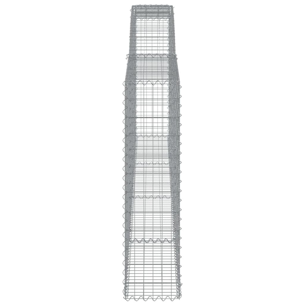 Lučne gabionske košare 20kom 400x30x120/140cm pocinčano željezo