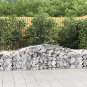 Lučne gabionske košare 5 kom 400x50x60/80 cm pocinčano željezo