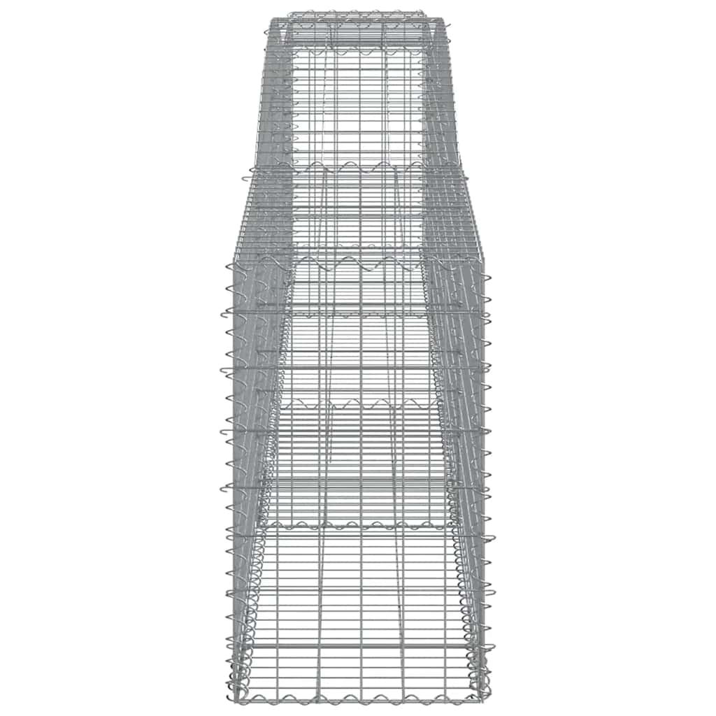 Lučne gabionske košare 15 kom 400x50x80/100cm pocinčano željezo