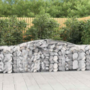 Lučne gabionske košare 15 kom 400x50x80/100cm pocinčano željezo