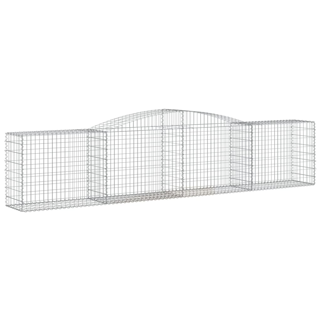 Lučne gabionske košare 20 kom 400x50x80/100cm pocinčano željezo