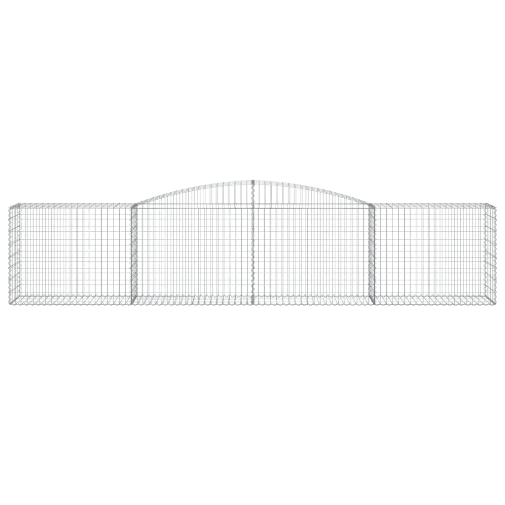 Lučne gabionske košare 20 kom 400x50x80/100cm pocinčano željezo