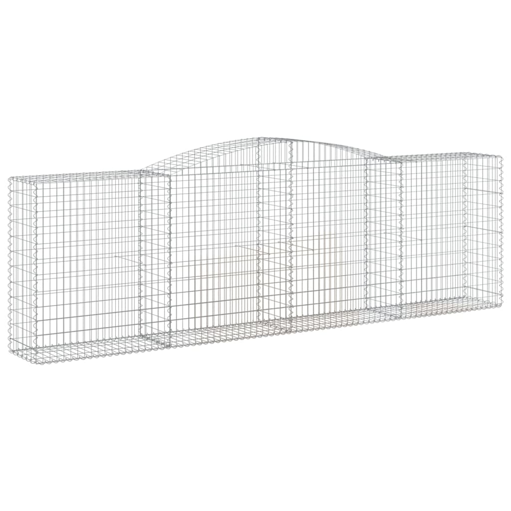 Lučne gabionske košare 20kom 400x50x120/140cm pocinčano željezo