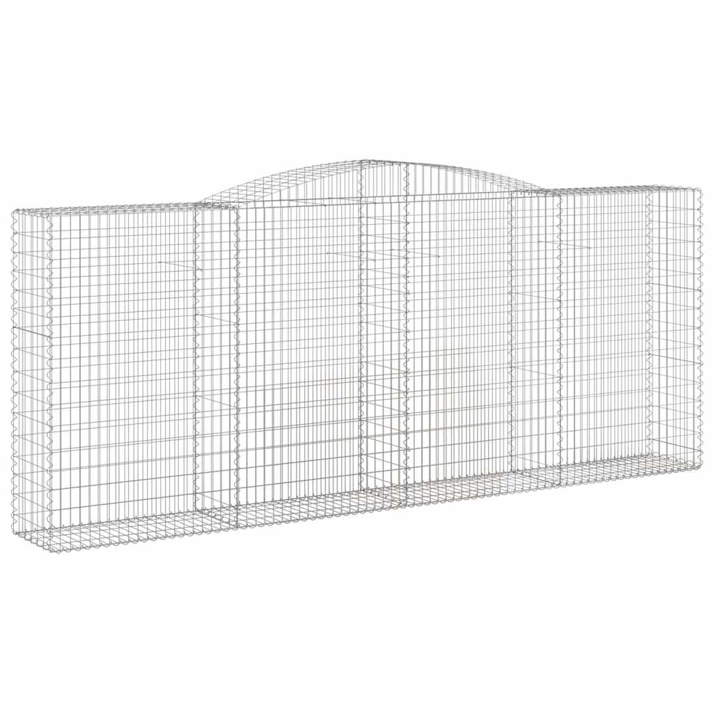 Lučne gabionske košare 25kom 400x50x160/180cm pocinčano željezo