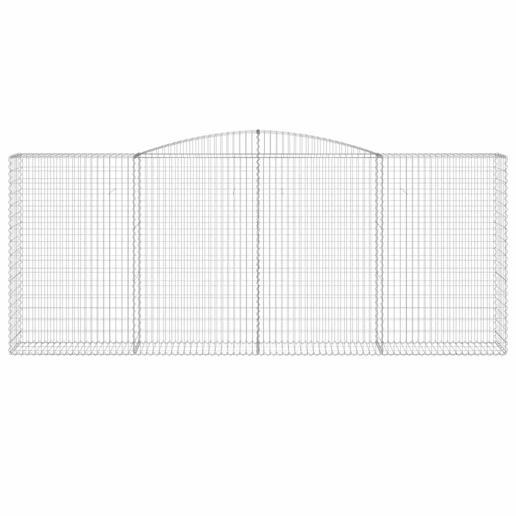 Lučne gabionske košare 25kom 400x50x160/180cm pocinčano željezo
