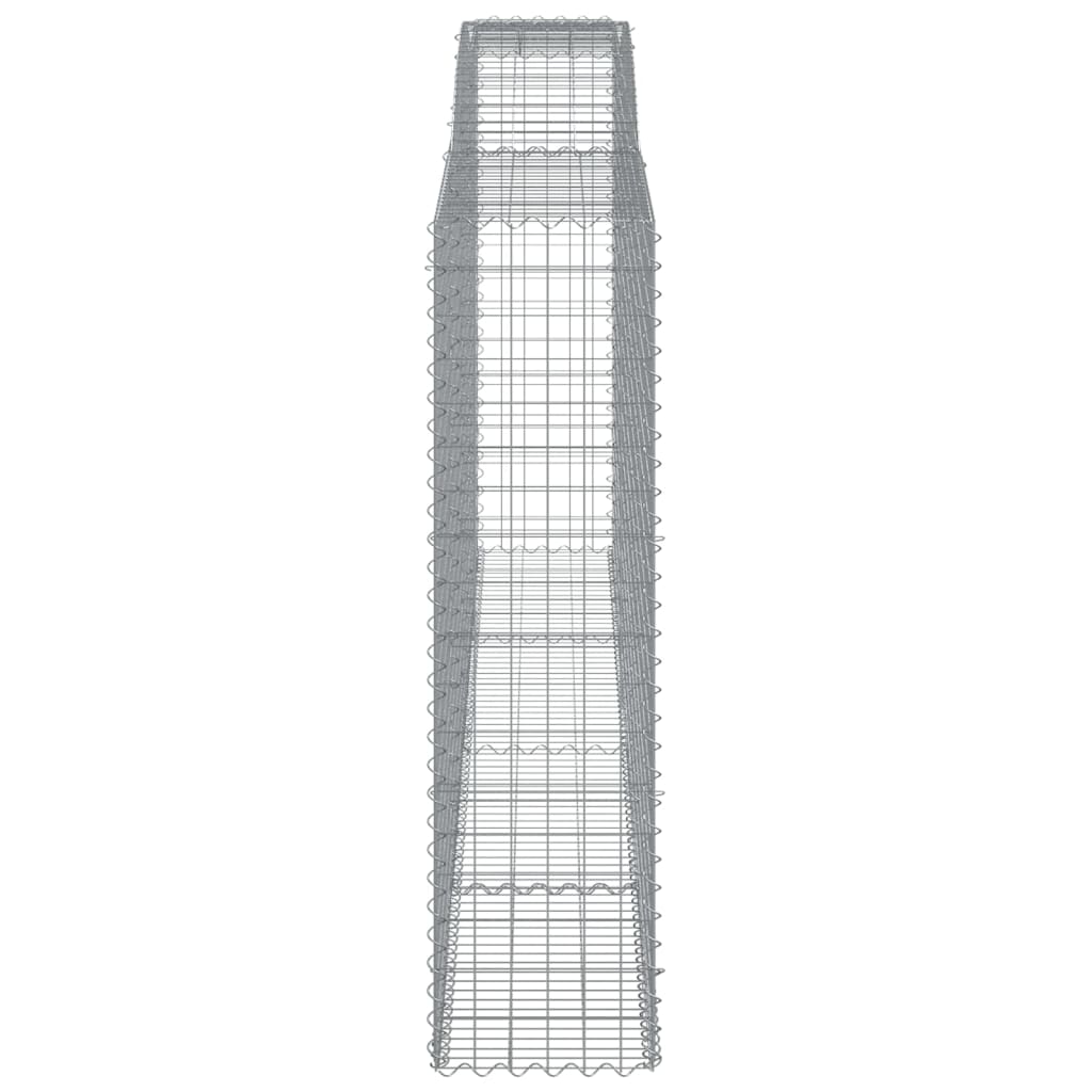 Lučne gabionske košare 2 kom 400x50x180/200cm pocinčano željezo