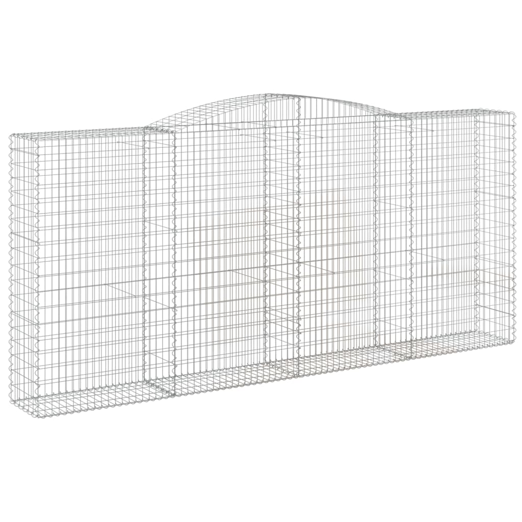 Lučne gabionske košare 3 kom 400x50x180/200cm pocinčano željezo